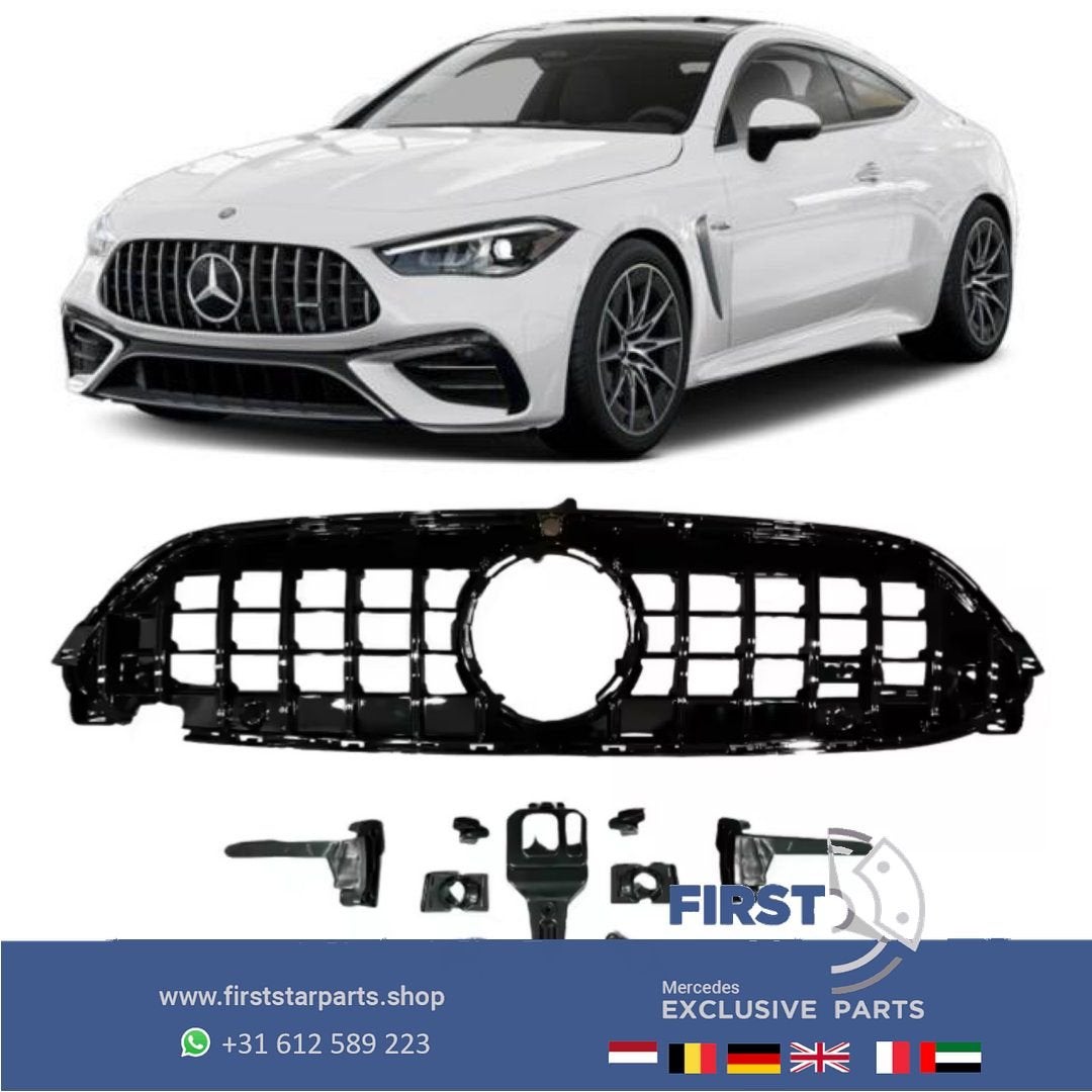 W236 C236 A236 CLE AMG GT GRIL VOORBUMPER PANAMERICANA GRILL, Auto-onderdelen, Gebruikt, -, Ophalen of Verzenden, -
