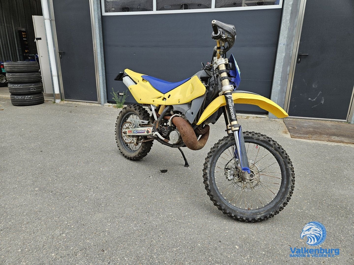 Husqvarna  WR250 3H 2takt 2004 Geel NL Kenteken, Motoren, -, -, Bedrijf, Crossmotor