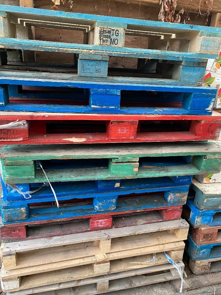 Palettes, Enlèvement, Comme neuf