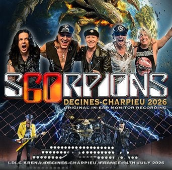 2 CD's - SCORPIONS - Live Lyon 2026, Import, Ophalen of Verzenden, Live-album, Hardrock