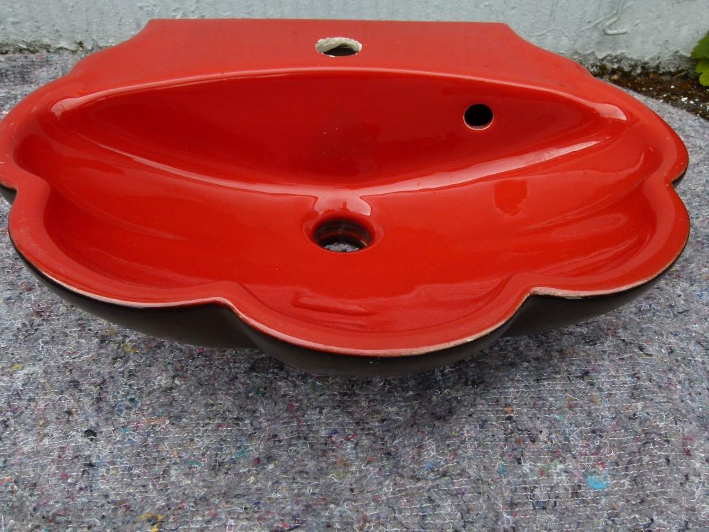vintage wastafel fonteintje schelp  1981, Ophalen, Huis en Inrichting