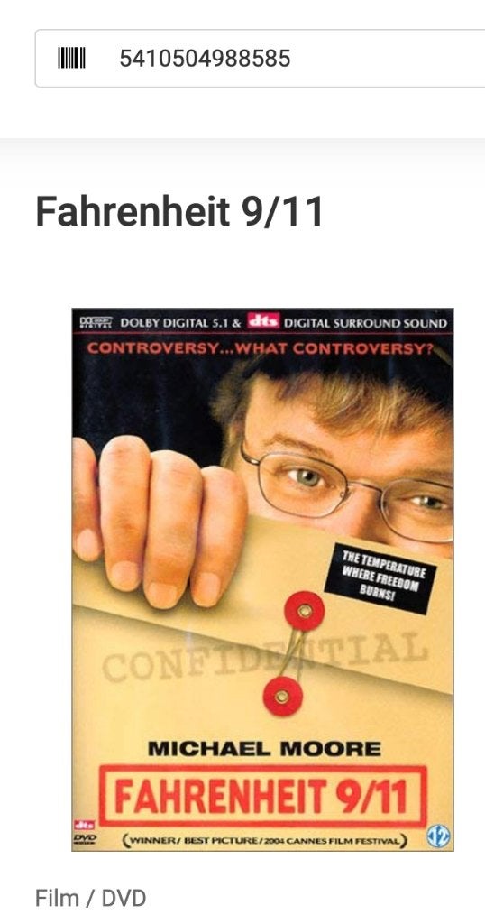 Documentaire DVD Fahrenheit 9/11, Frans, Ophalen of Verzenden, Politiek of Geschiedenis, Vanaf 12 jaar