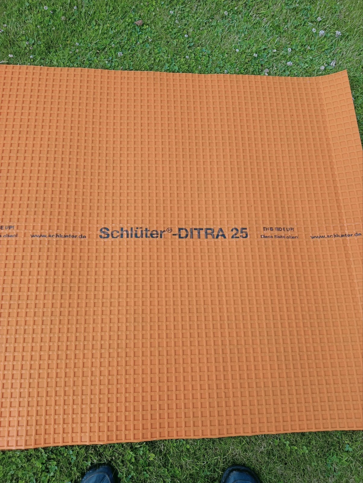 Schluter ditra mat +- 6vierkante meter, Ophalen