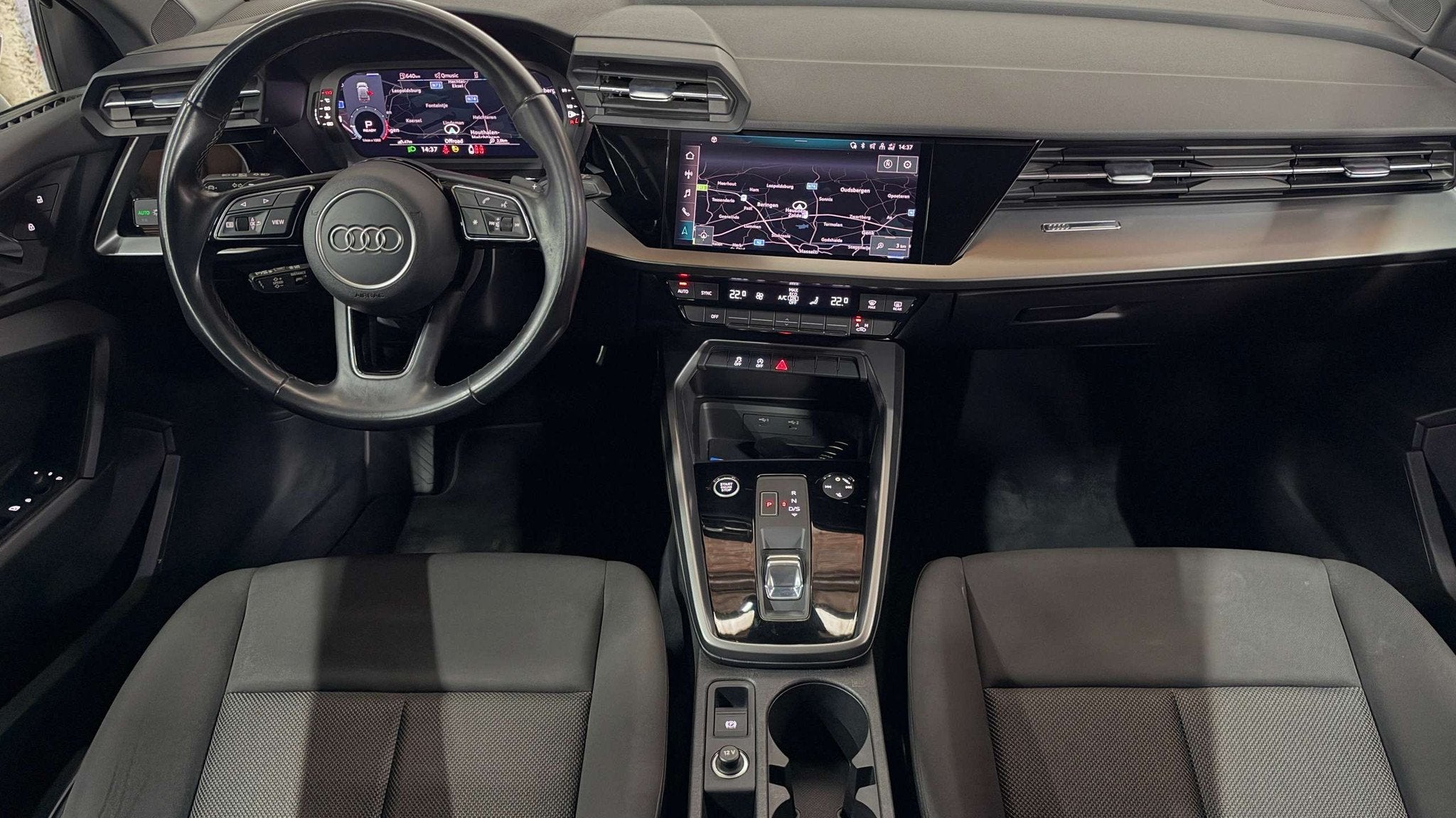 Audi A3 | 30TFSi | 116.000km | 2022 | Automaat | Garantie, Auto's, Automaat, Stof, Gebruikt, Zwart