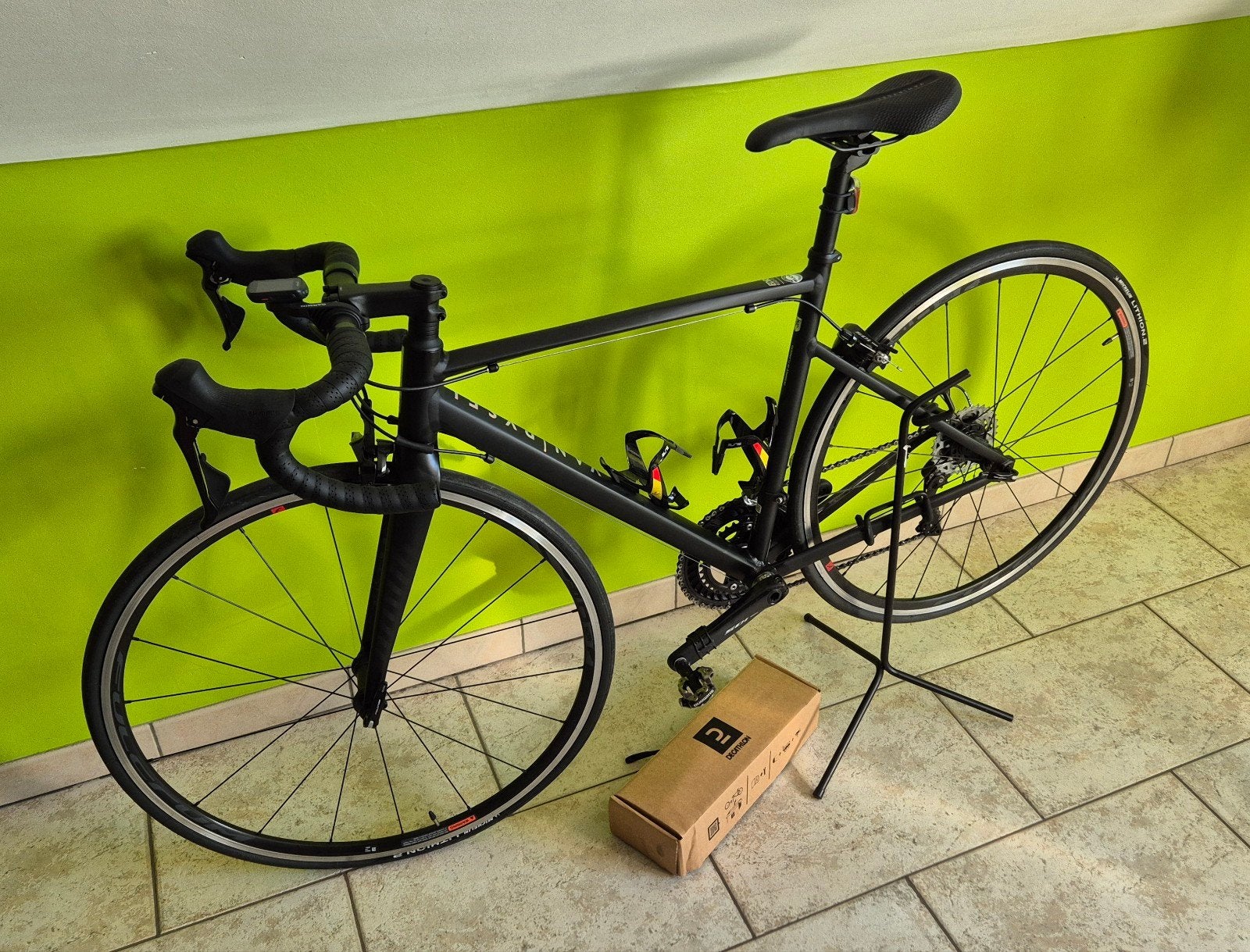 VAN RYSEL EDR ROAD AF  + Garmin Tacx + Garmin accessoires, 28 inch, Aluminium, Zo goed als nieuw, Meer dan 20 versnellingen
