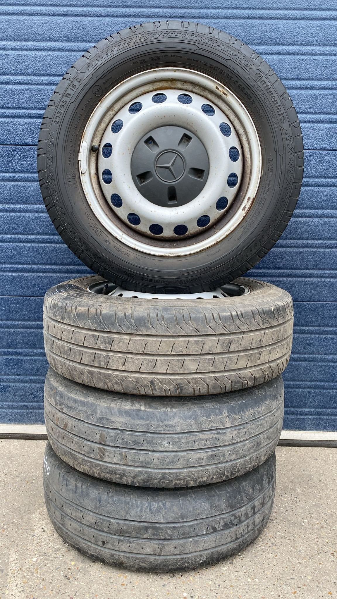Mercedes-Benz Vito Viano Zomer Banden Set 205-65-16 5x112, -, Banden en Velgen, -, Zomerbanden