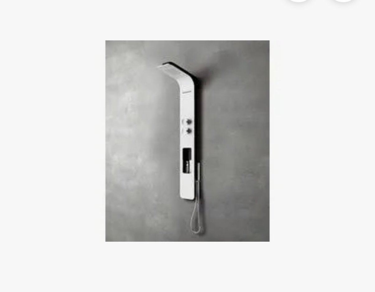 Ronal colonne de douche haut de gamme GLAM blanc, Enlèvement, Comme neuf
