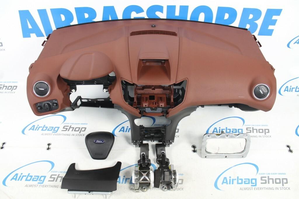 Airbag kit Tableau de bord brun Ford Fiesta MK7