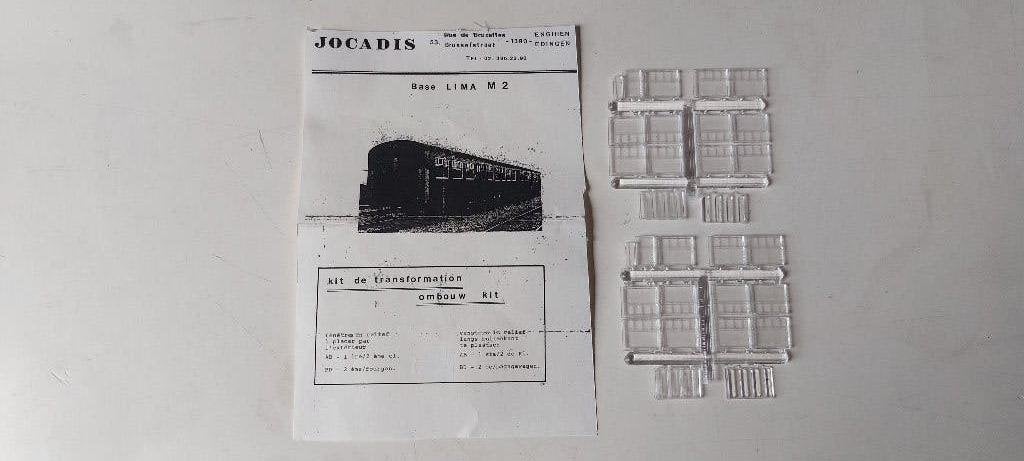 SNCB/NMBS JOCADIS KIT DE TRANSFORMATION FENETRES VOIT M2*HO, Neuf, Autres marques, Analogique, Set de Trains