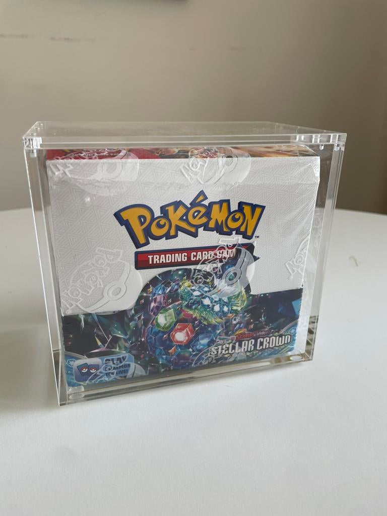 Booster Box Acryl - Beschermdoos, Hobby en Vrije tijd, Verzamelkaartspellen | Pokémon, Ophalen of Verzenden, Nieuw, Overige typen