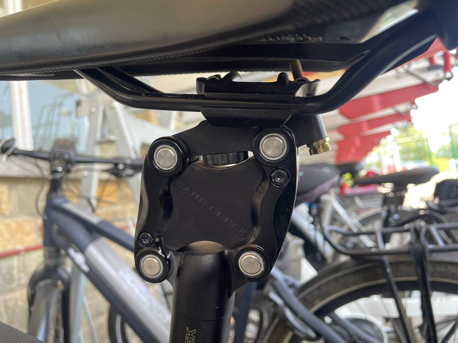 Zadel vering cane creek, Fietsen en Brommers, Ophalen, Zo goed als nieuw