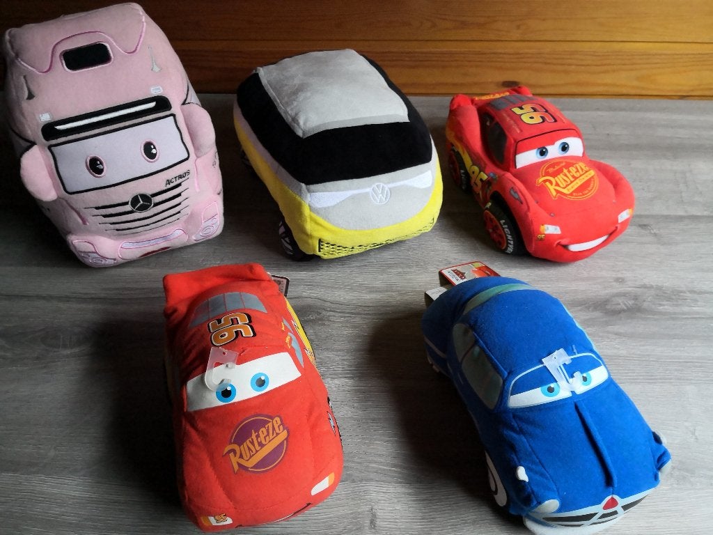 Pluche auto en vrachtwagen voertuigen uit te kiezen, Disney, Enlèvement, Rose, Disney