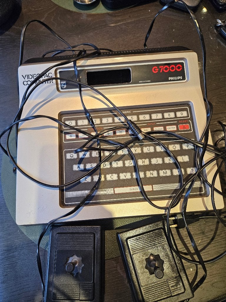 Vintage Philips Videopac G7000 console (ongetest), Informatique & Logiciels, Ordinateurs Vintage, Enlèvement, Philips