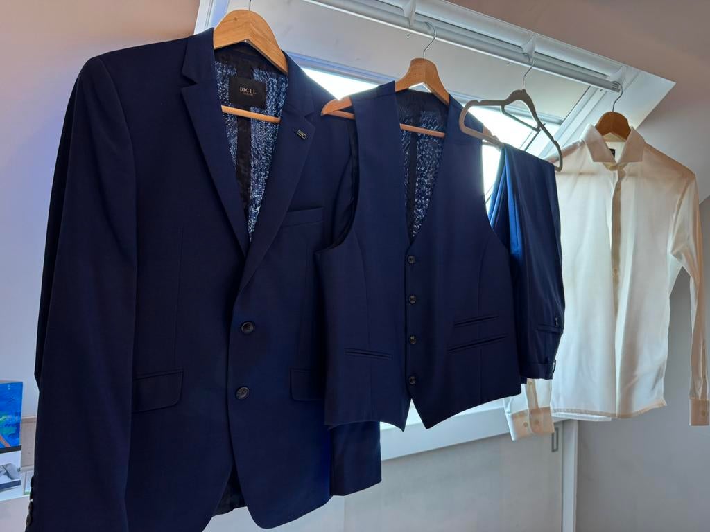 Trouwkostuum perfecte staat M digel move selected homme, Kleding | Heren, Ophalen of Verzenden, Zo goed als nieuw
