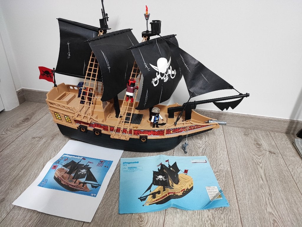 *48(120)PLAYMOBIL nr 6678 Piratenboot   *AAN ELK ERNSTIG BOD, Kinderen en Baby's, Speelgoed | Playmobil, Ophalen, Zo goed als nieuw