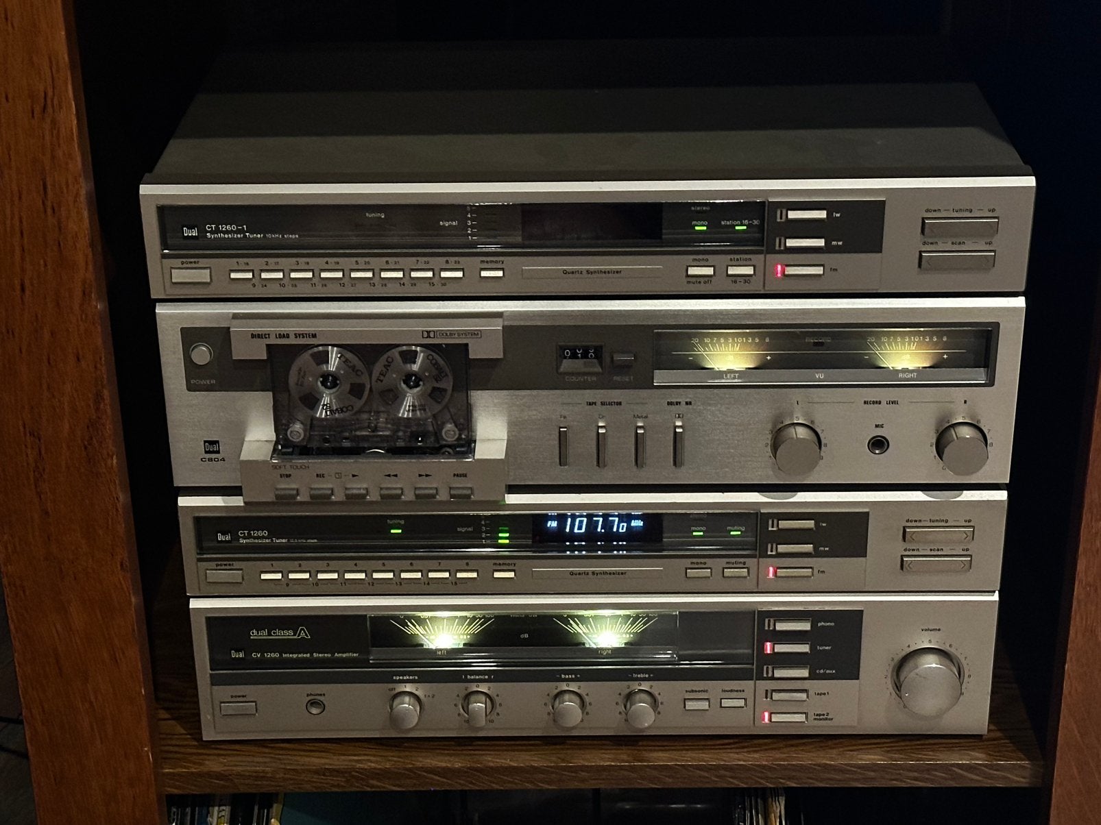 Stereoset Dual class A, Audio, Tv en Foto, Ophalen, Zo goed als nieuw, Cassettedeck