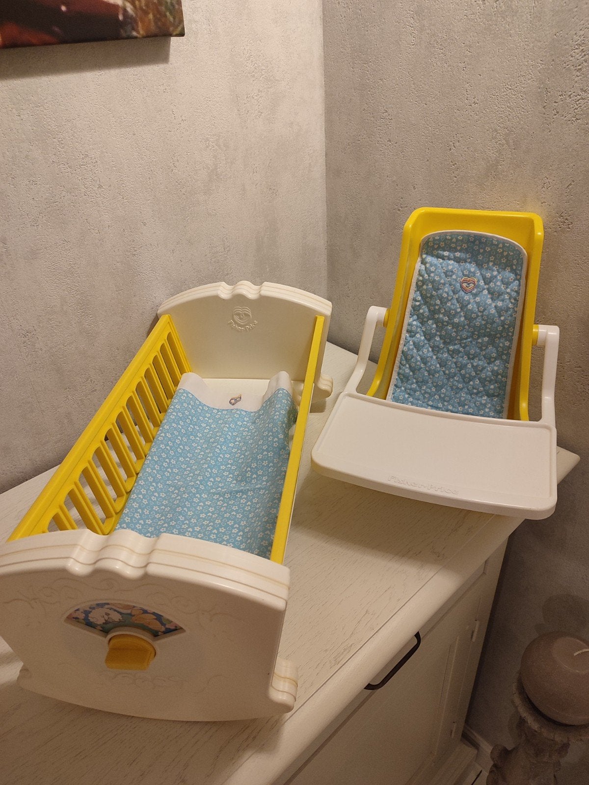 Poppenbedje en eetstoel, Kinderen en Baby's, Ophalen of Verzenden