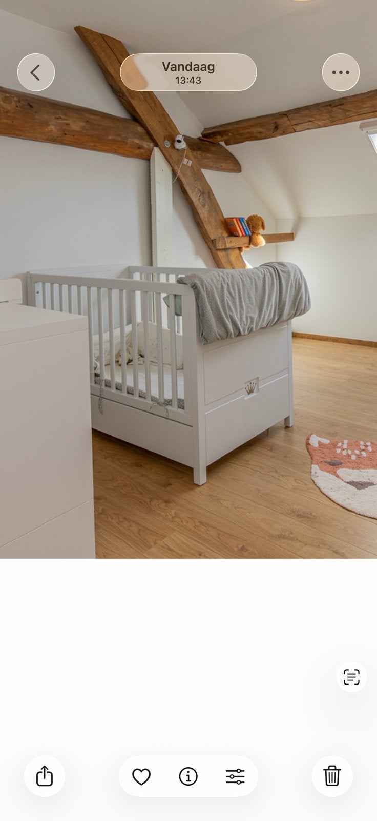 Ledikant First June + matras + toebehoren, Enfants & Bébés, Chambre d'enfant | Chambres d'enfant complètes, Enlèvement, Utilisé