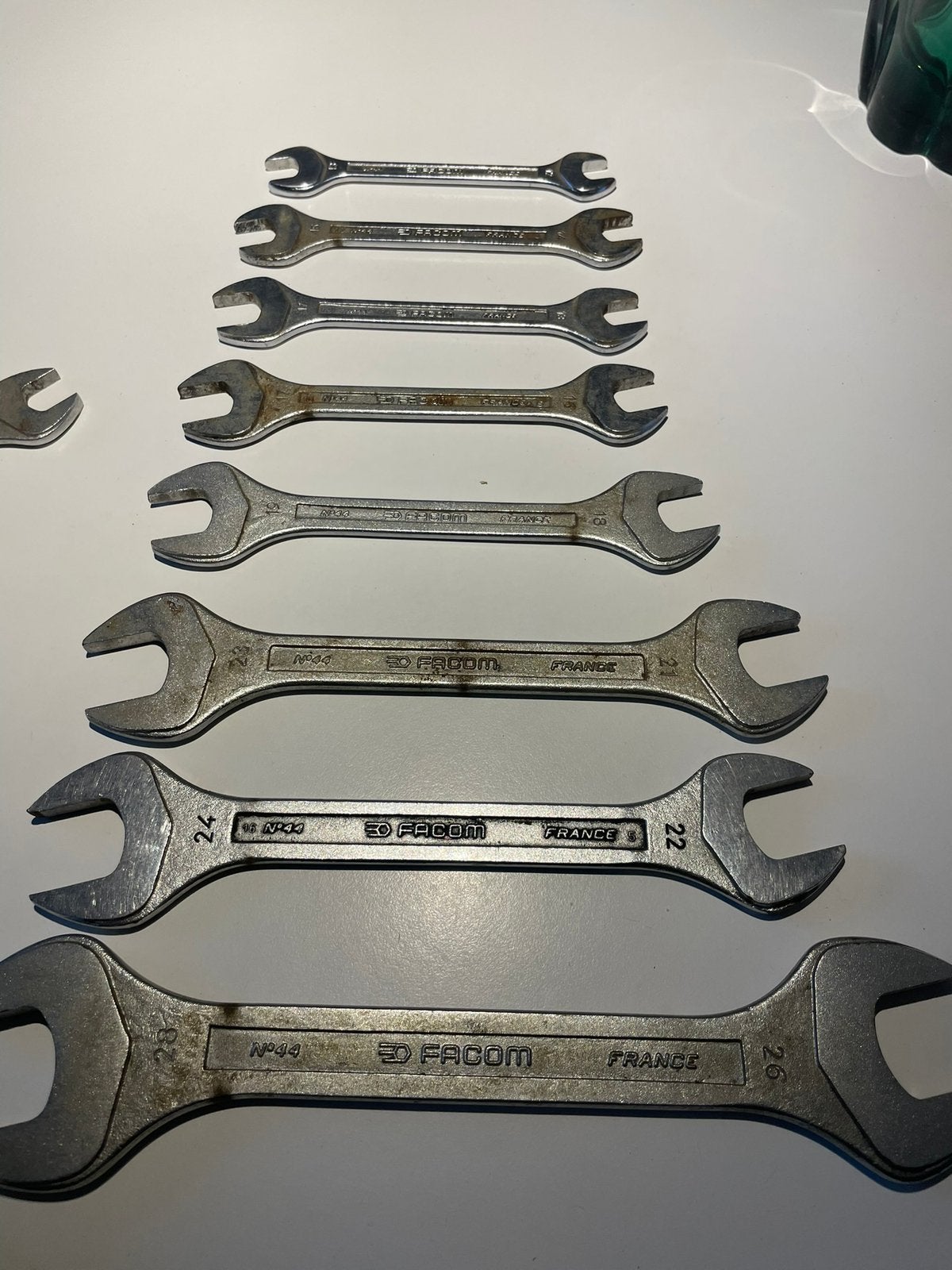 originele FACOM steeksleutels N44-serie. Made in France, Enlèvement, Utilisé