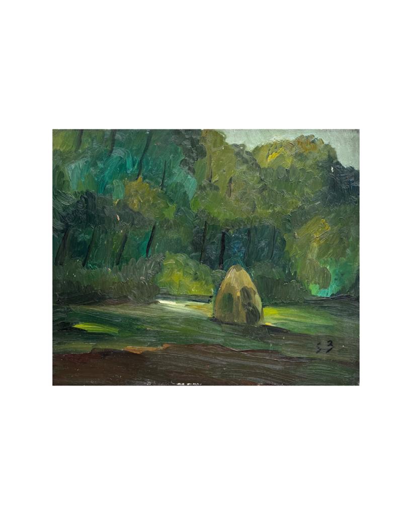 Olieverfschilderij op hout door Gustave Balenghien, Antiek en Kunst, Kunst | Schilderijen | Klassiek, Ophalen of Verzenden