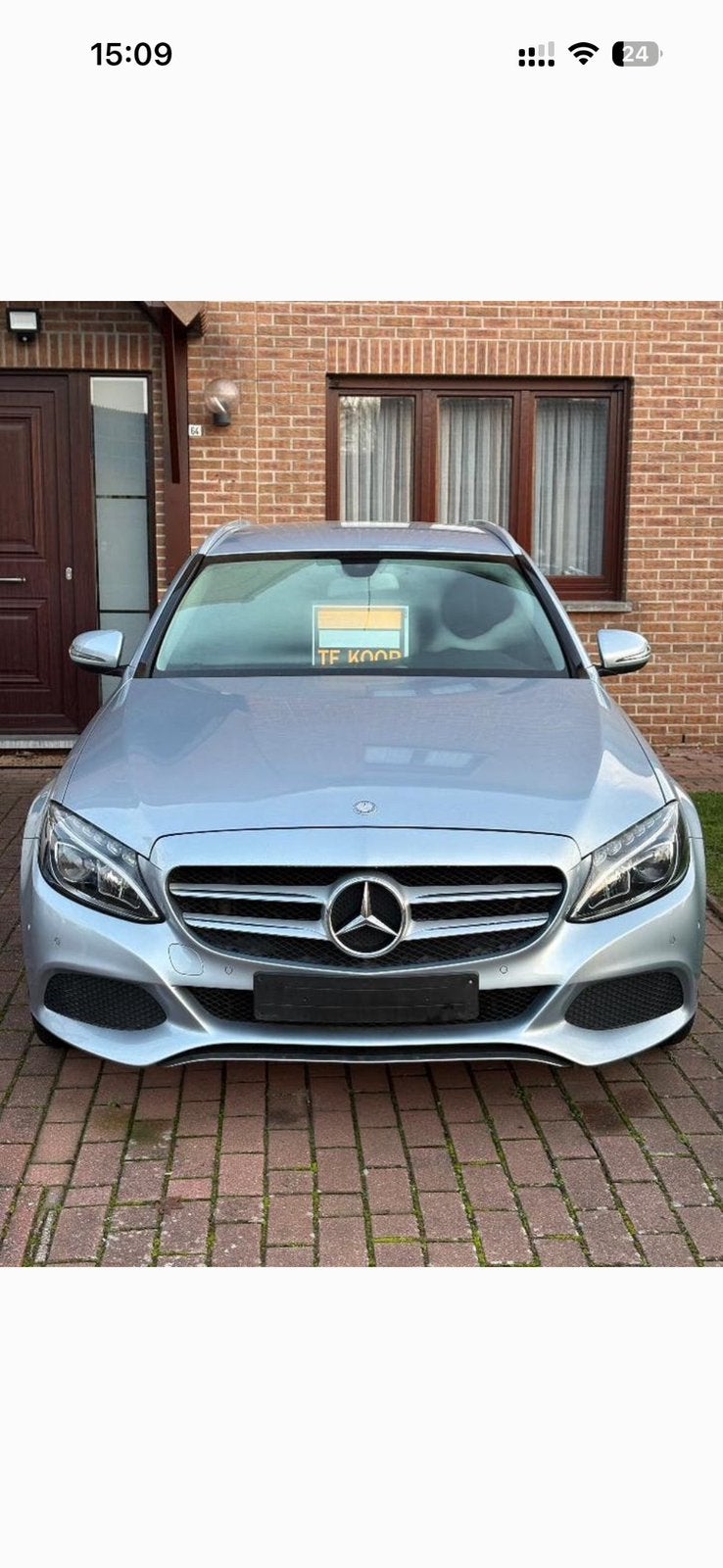 Mercedes benz c 180d break, Auto's, Mercedes-Benz, Particulier, C-Klasse, Diesel, Euro 6, Break, 5 deurs, Automaat, Zilver of Grijs
