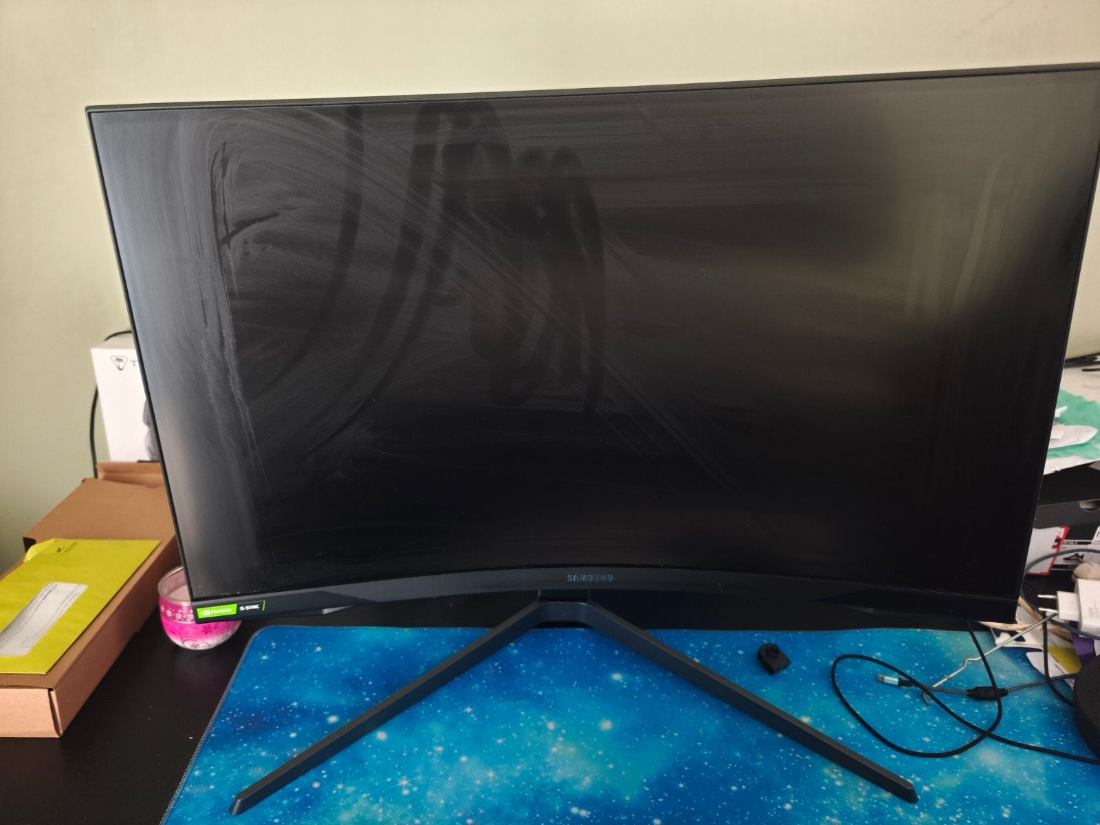 Game scherm samsung, Informatique & Logiciels, Moniteurs, Gaming, Comme neuf, Ultra HD (4K), Enlèvement