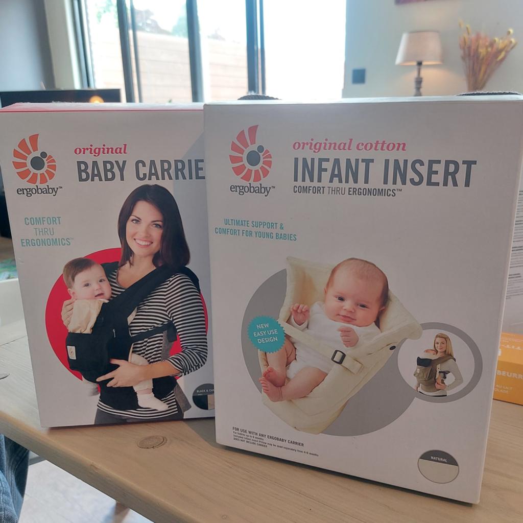 Draagzak ergobaby + infant insert (verkleiner), Enlèvement