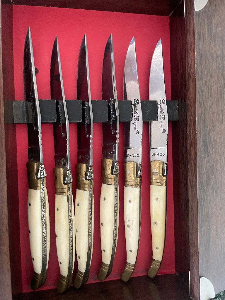 Laguiole Bougna steakmessen, Ophalen, Bestekset, Overige typen, Laguiole