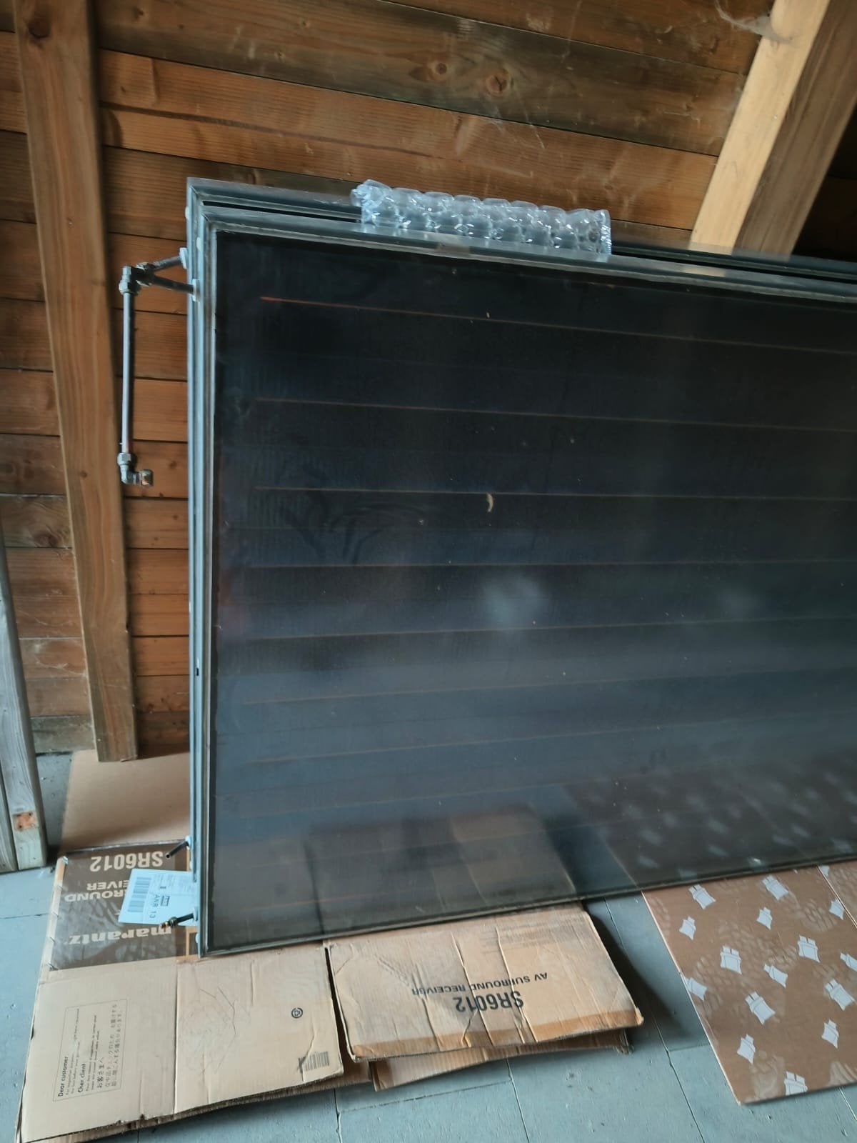 Zonneboiler panelen met houder, Doe-het-zelf en Bouw, Zonnepanelen en Toebehoren, Ophalen