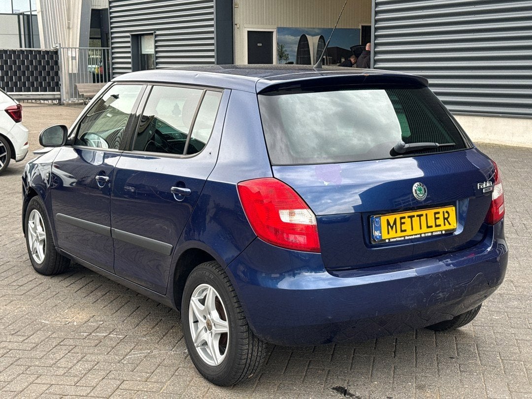 Skoda Fabia 1.2-12V Tour, airco, cruise control, Voorwielaandrijving, Blauw, 1198 cc, 1010 kg
