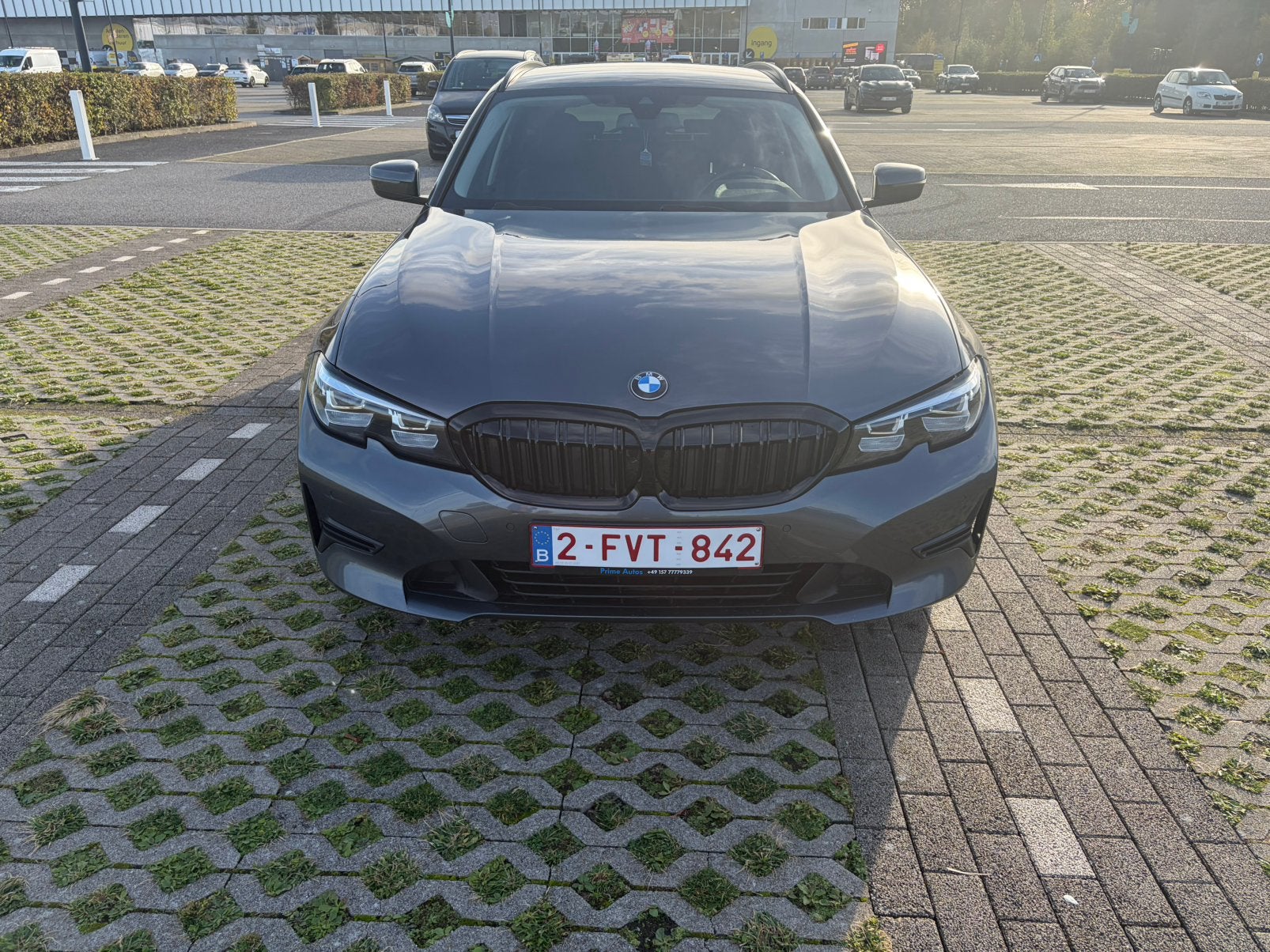 BMW 330e Touring 292ch | Shadow Line | Parking Auto | LED, Autos, Cuir, Argent ou Gris, Achat, Euro 6
