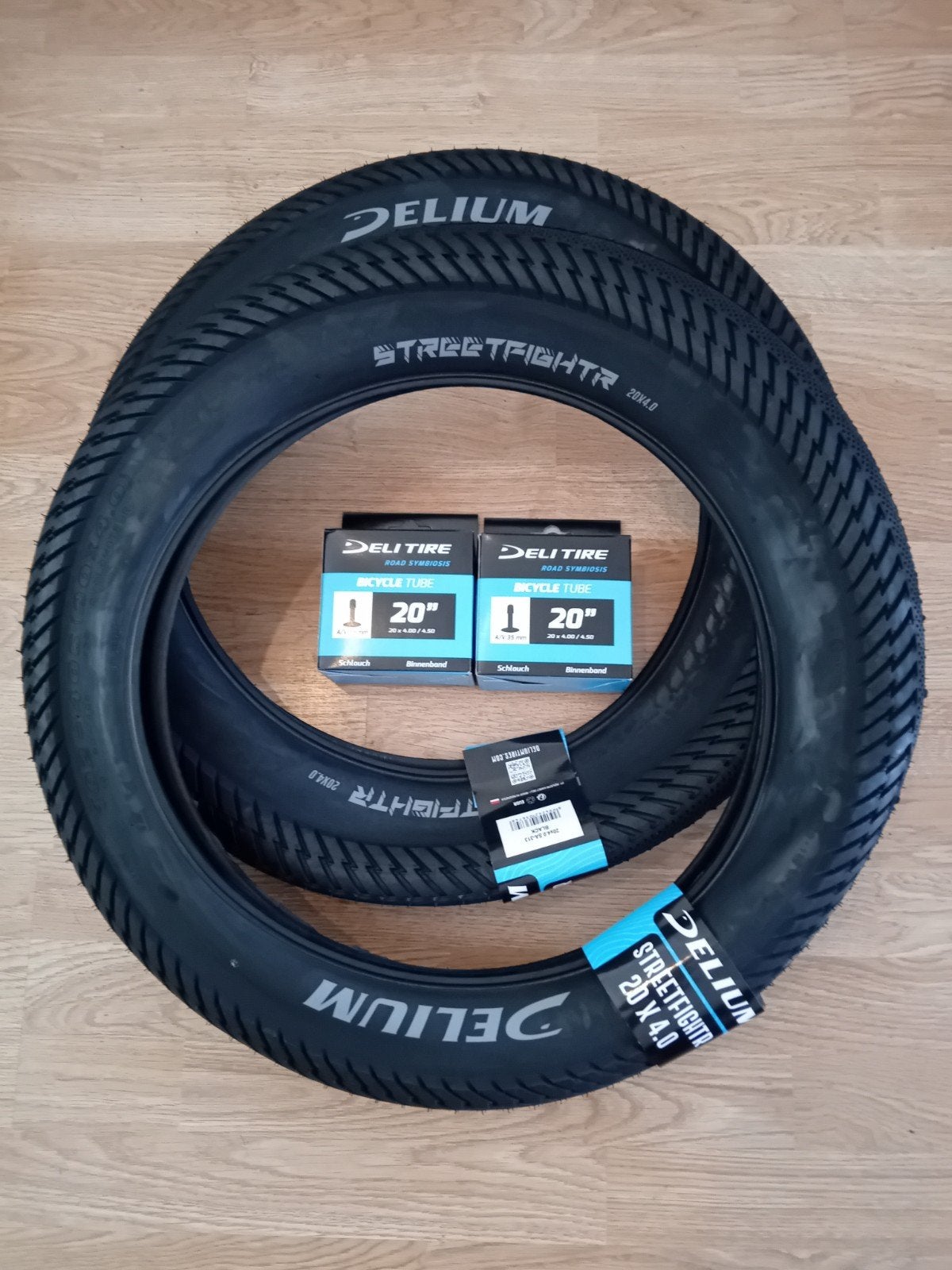 Set fatbike straatbanden 20x4.0, Ophalen of Verzenden, Fatbike