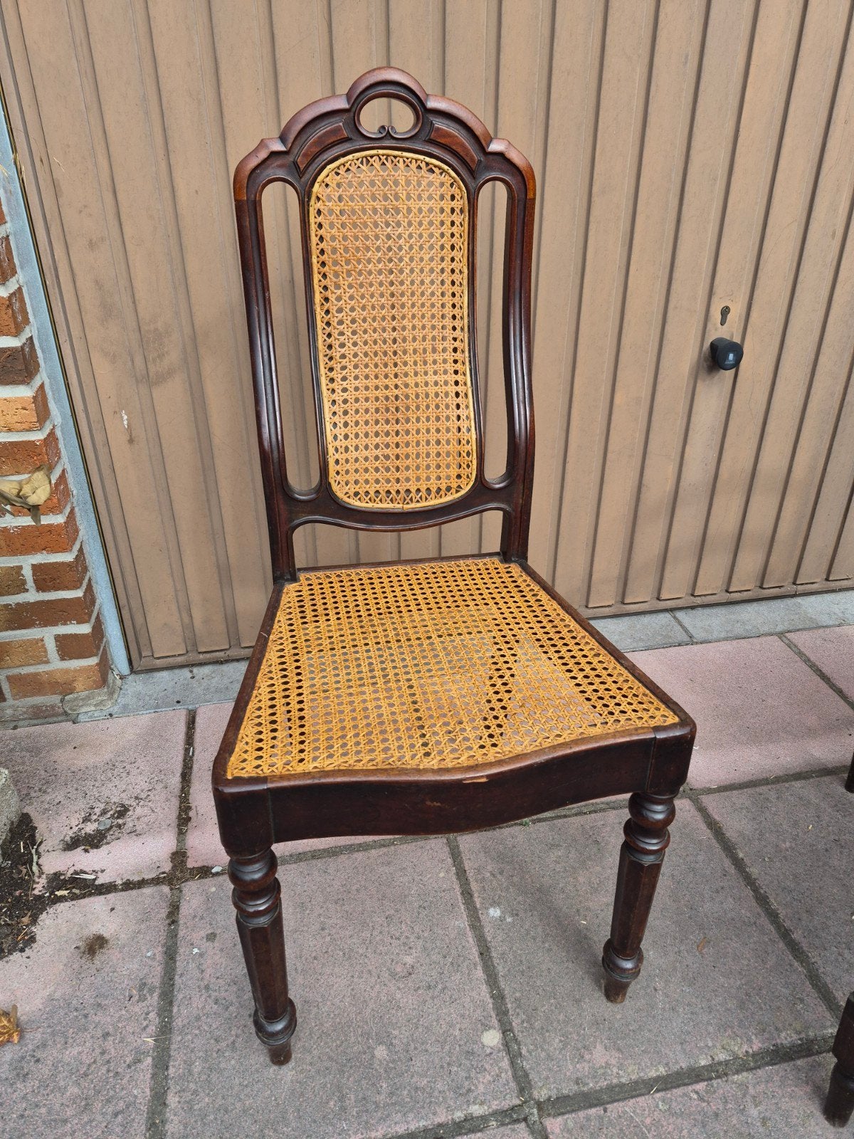 lot de 4 chaises dossier et assise cannage, Enlèvement