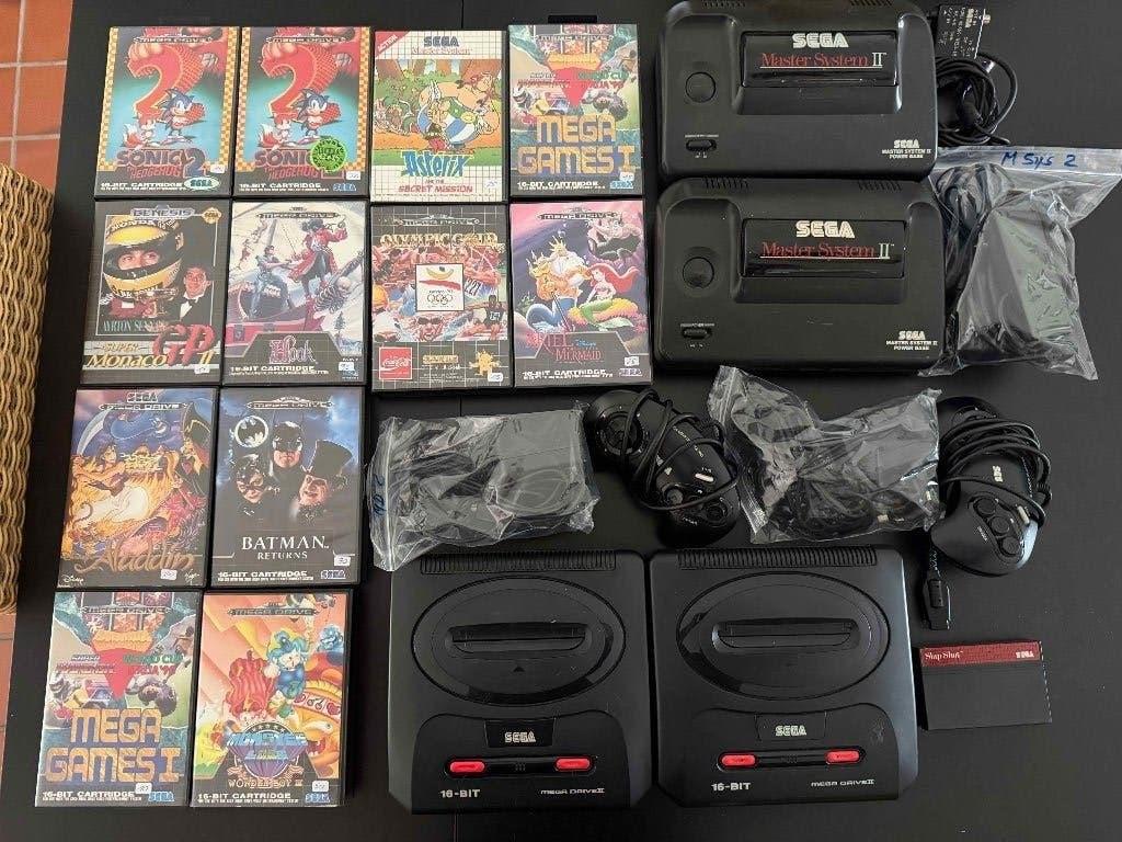 Sega Megadrive Master system, Games en Spelcomputers, Spelcomputers | Sega, Mega Drive, Ophalen of Verzenden, Met 1 controller