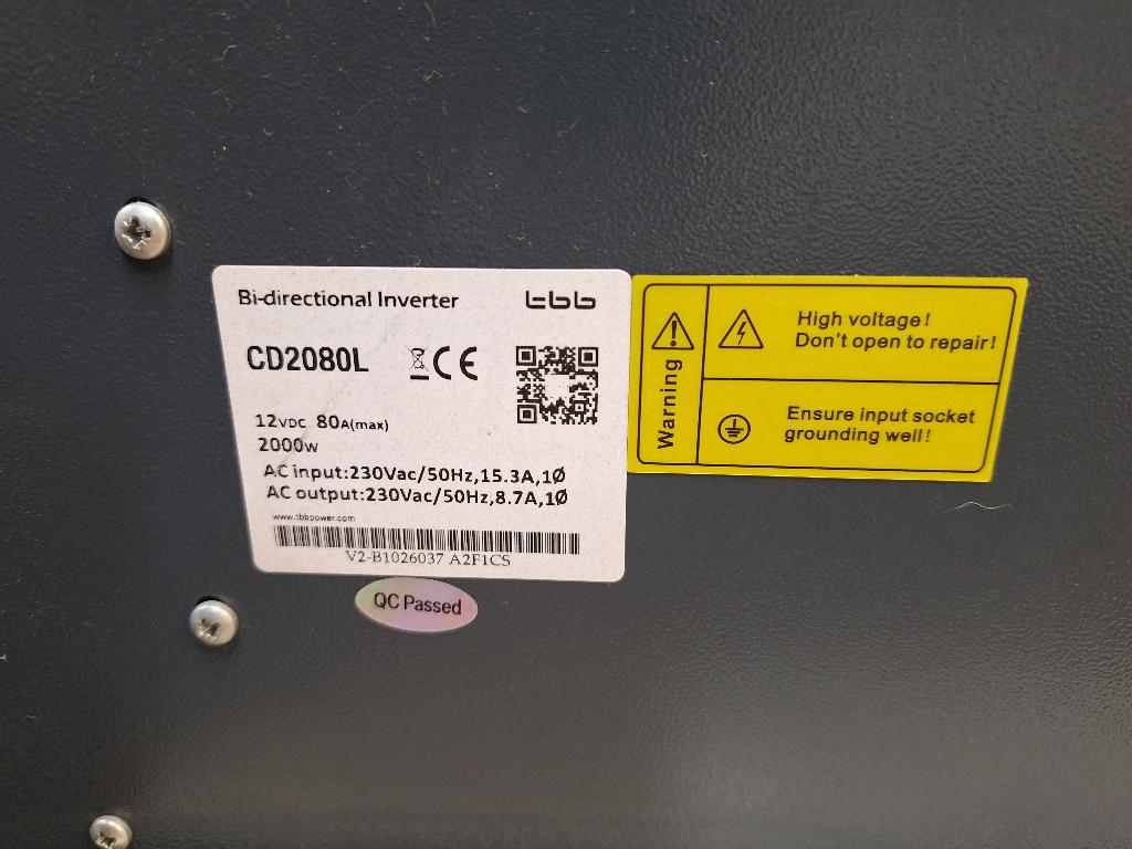 Omvormer 2000w, Caravans en Kamperen, Ophalen, Zo goed als nieuw