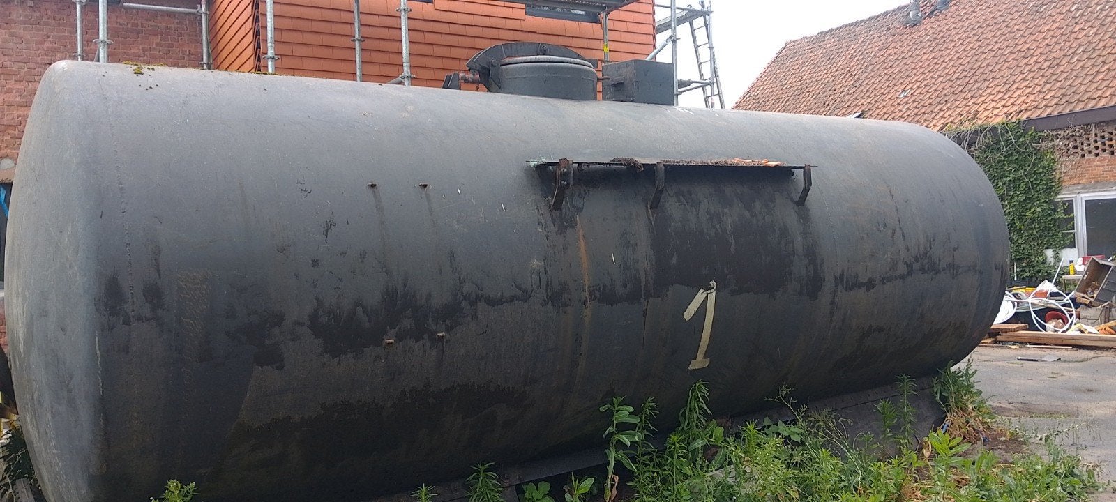 Stookolietank 30.000l, Ophalen