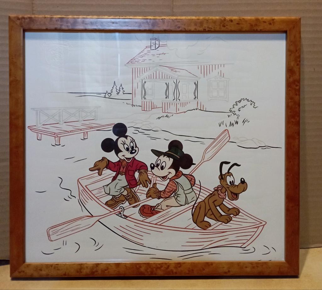 Limited Series: kader Disney Mickey Mouse (Donaldson), Verzamelen, Ophalen of Verzenden, Mickey Mouse, Gebruikt, Plaatje of Poster