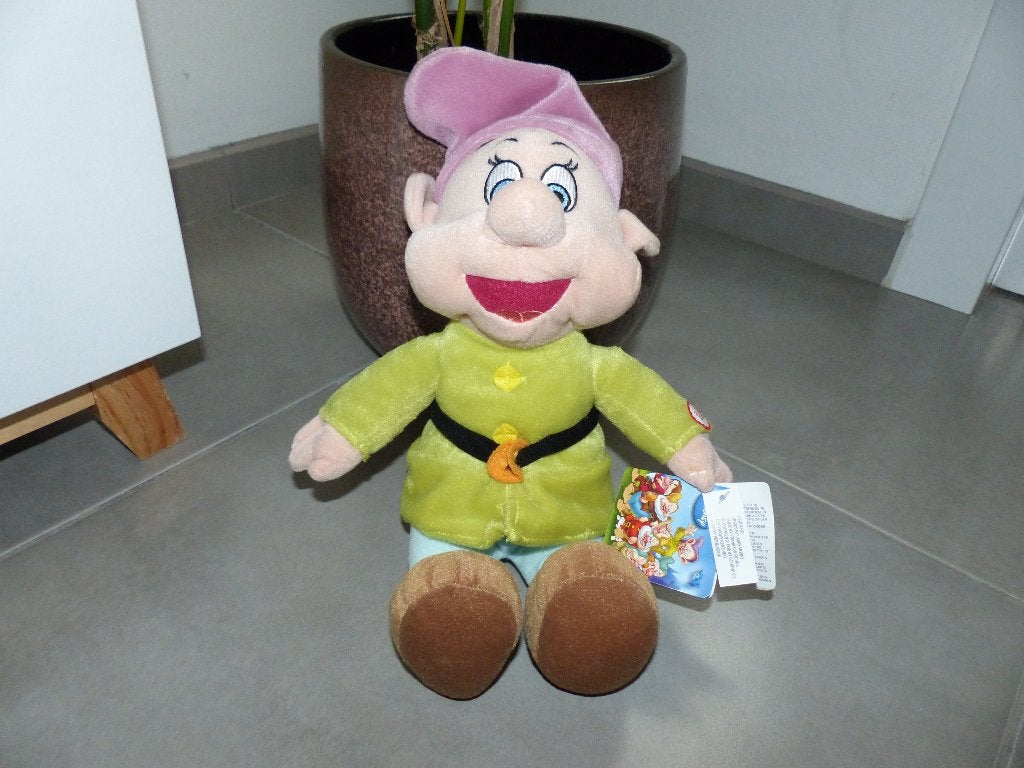 Disney Dopey knuffel die fluit, Disney, Ophalen of Verzenden, Zo goed als nieuw, Disney