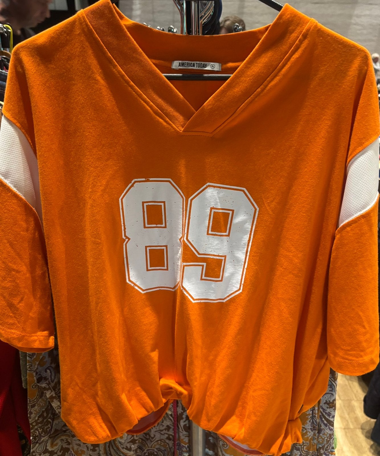 Chemise America Today pour femme, Vêtements | Femmes, Manches courtes, Enlèvement, Orange, Taille 42/44 (L)