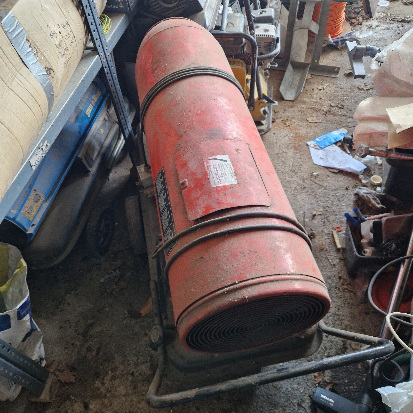 warmeluchtblazer met thermostaat, 30 tot 80 cm, Gebruikt, 60 tot 150 cm, 800 watt of meer