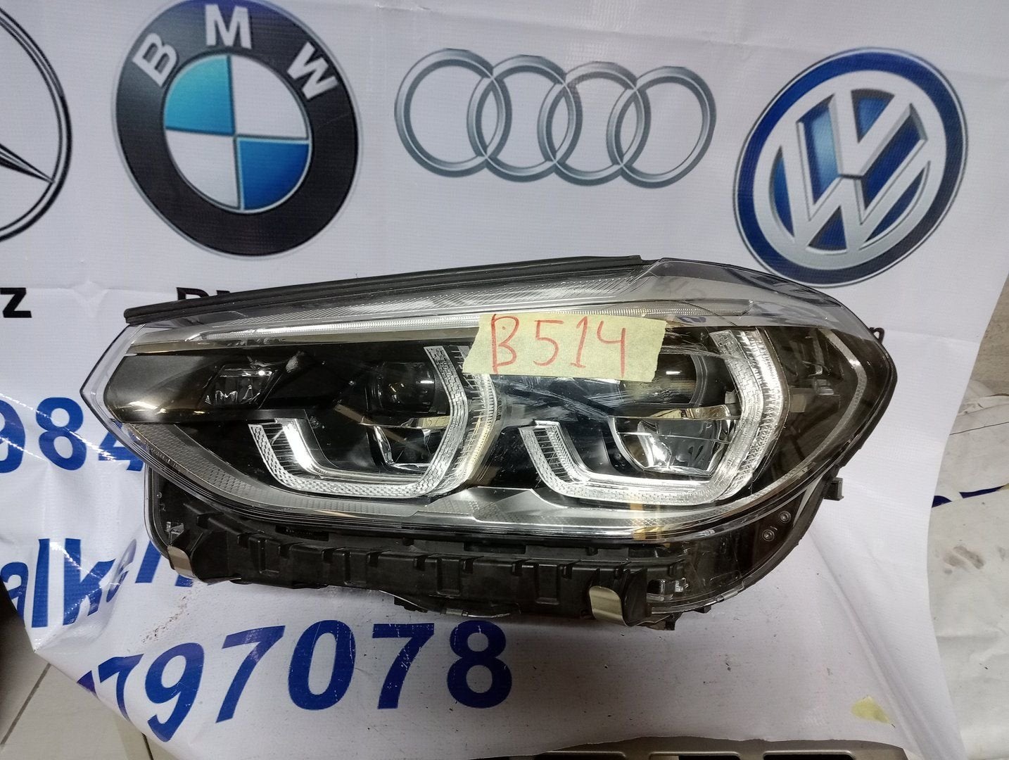 BMW X3 G01 X4 G02 ADAPTIEVE LED KOPLAMP LINKS 8739653, -, Utilisé, -, Enlèvement ou Envoi