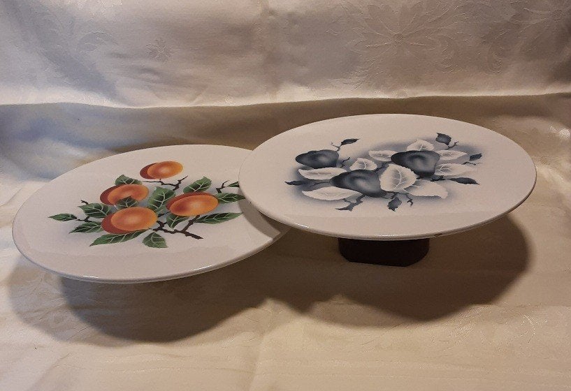 2 assiettes à gâteau Vintage Boch, Maison & Meubles, Cuisine | Vaisselle, Comme neuf, Assiettes(s), Vintage, Porcelaine, Autres marques