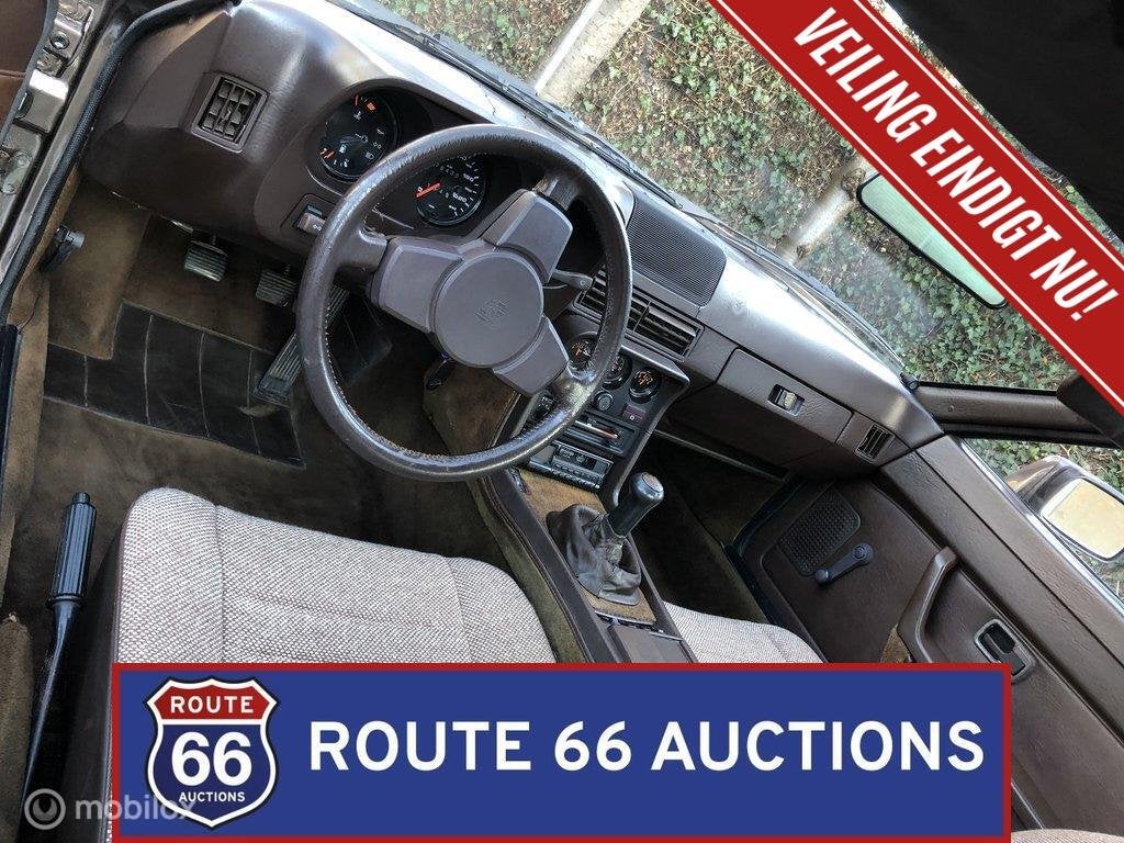 Porsche 924 | 1983 | Route 66 Auctions, Auto's, Zwart, Bedrijf, Overige carrosserie, Porsche