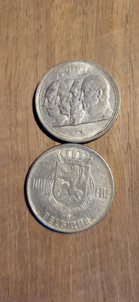 100 Belgische frank (zilver), Ophalen, Zilver, Zilver