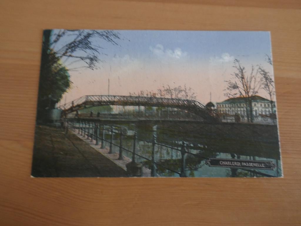 passerelle de charleroi, Envoi, Non affranchie, Hainaut