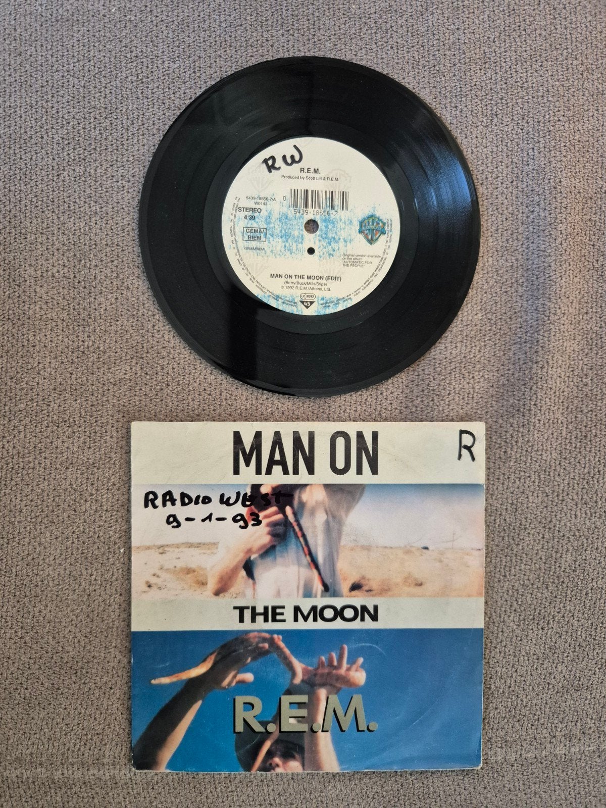 R.E.M. - Man on the moon., Ophalen of Verzenden, Gebruikt, Pop