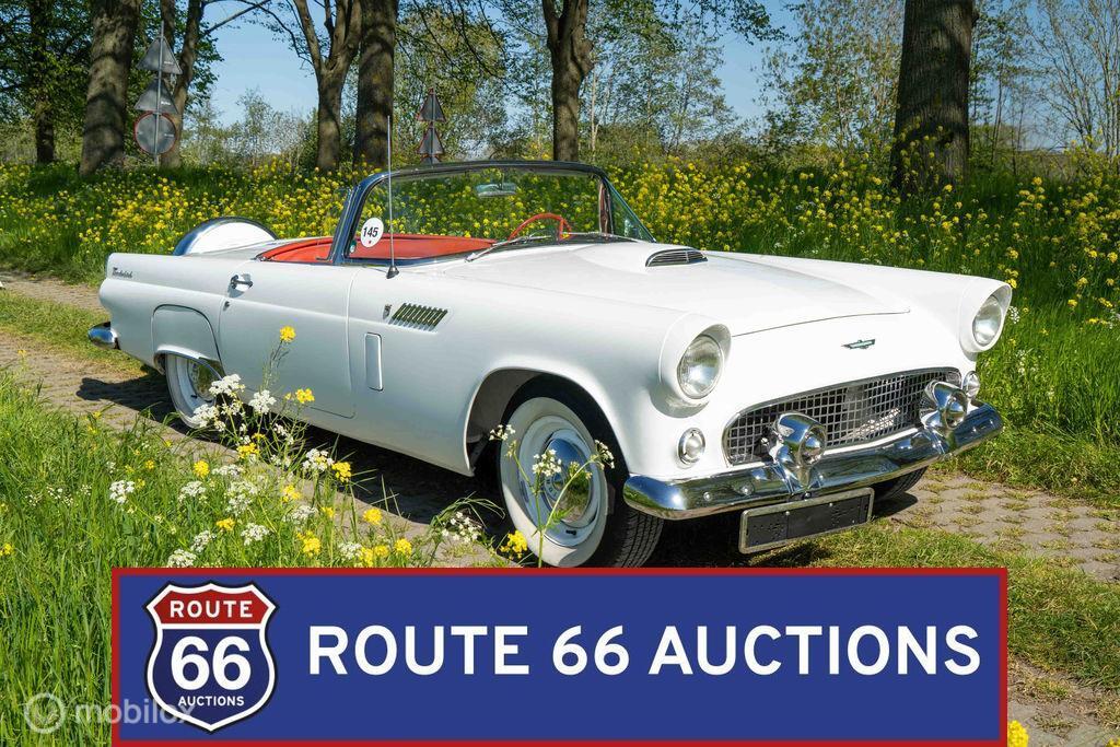 Ford Thunderbird | 1956 | Route 66 Auctions, Auto's, Oldtimers, Bedrijf, Te koop, Ford, Benzine, Overige carrosserie, Handgeschakeld