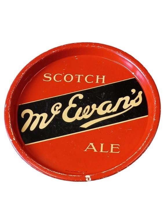 Scotch Mc Ewan's Ale dienblad. in blik, Ophalen of Verzenden, Gebruikt