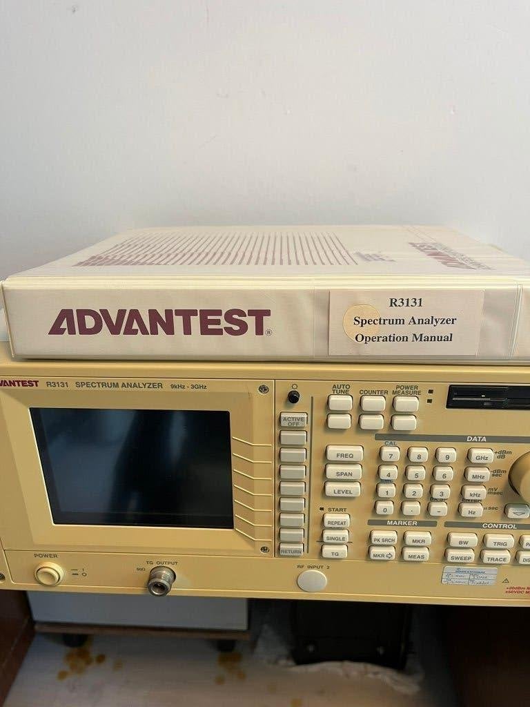 ADVANTEST spectrum analyser R3131, Enlèvement