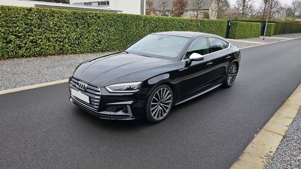 Audi S5 Sportback 354 pk –VERKOCHT, Auto's, Audi, Zwart, Leder, Bedrijf, 5 zetels